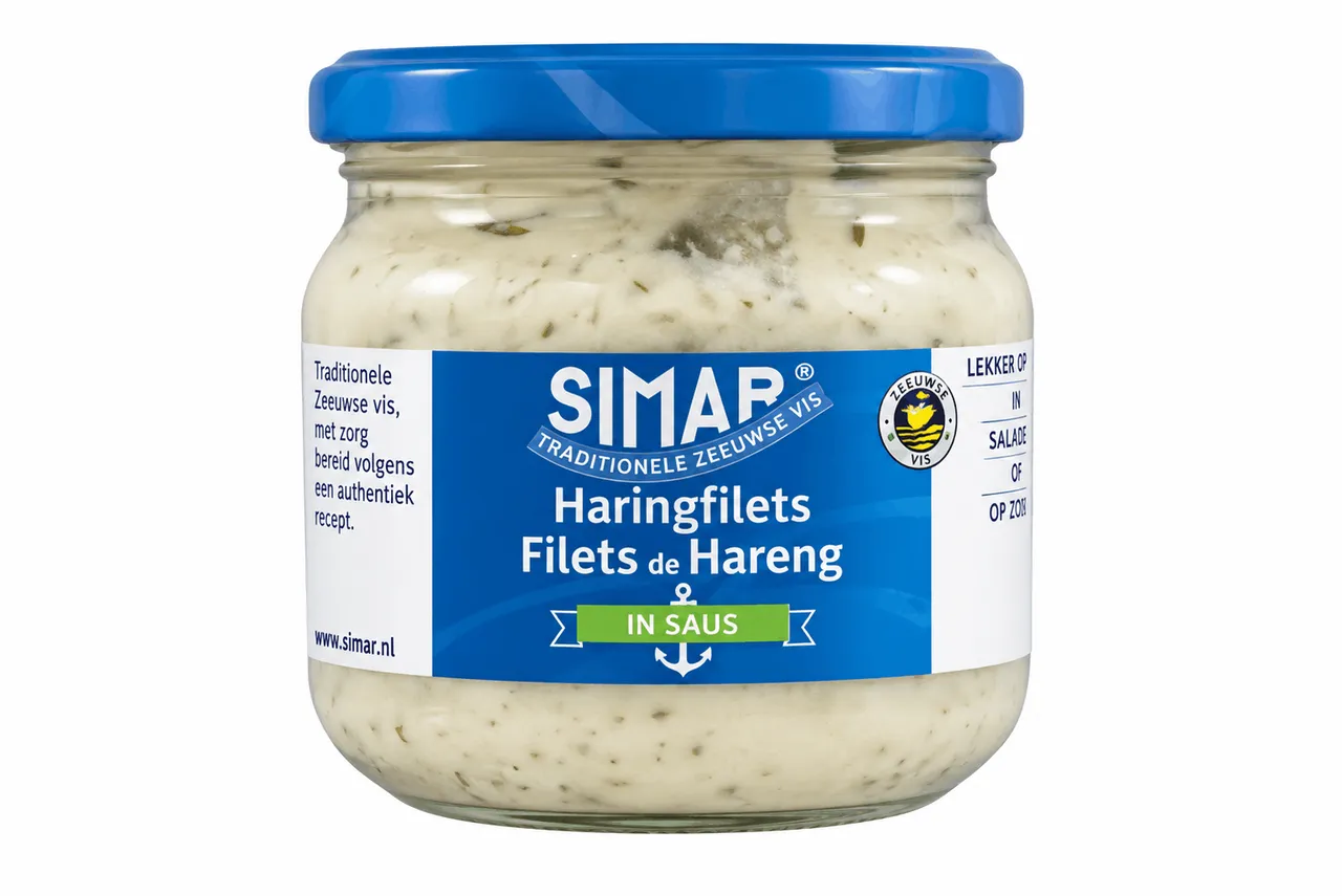 Haringfilets in tartaar saus