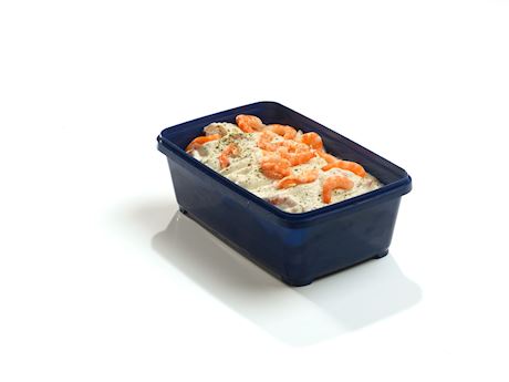 Tijgergarnalen in looksaus