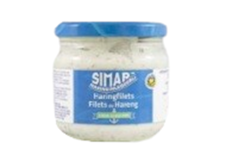 Herring fillets in tartare sauce